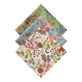 DoreenBeads Bandanas Cotton Head Kerchiefs for Women Multi Purpose Printed Hair Scarf Large Handkerchiefs Headbands