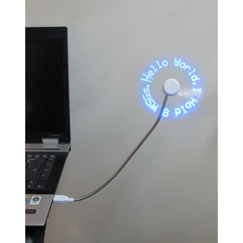 PowerTRC LED Programmable Message Fan with Customized Drawing - USB