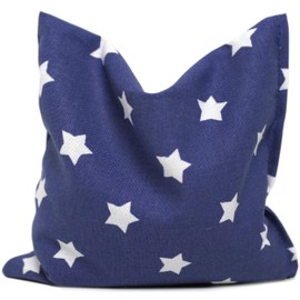 Rapeseed Cushion 12 x 12 cm Stars Blue - Heat Cushion & Cold Cushion - Grain Cushion