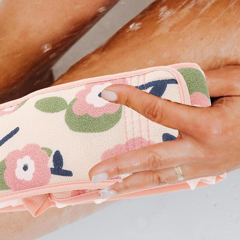 Toalla Exfoliante Corporal de Lufa Delicada DIYEAH – Ajustable y