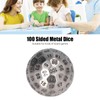 Polyhedral Metal Dice Exquisite Heavy 100 Sided Role Playing Dice