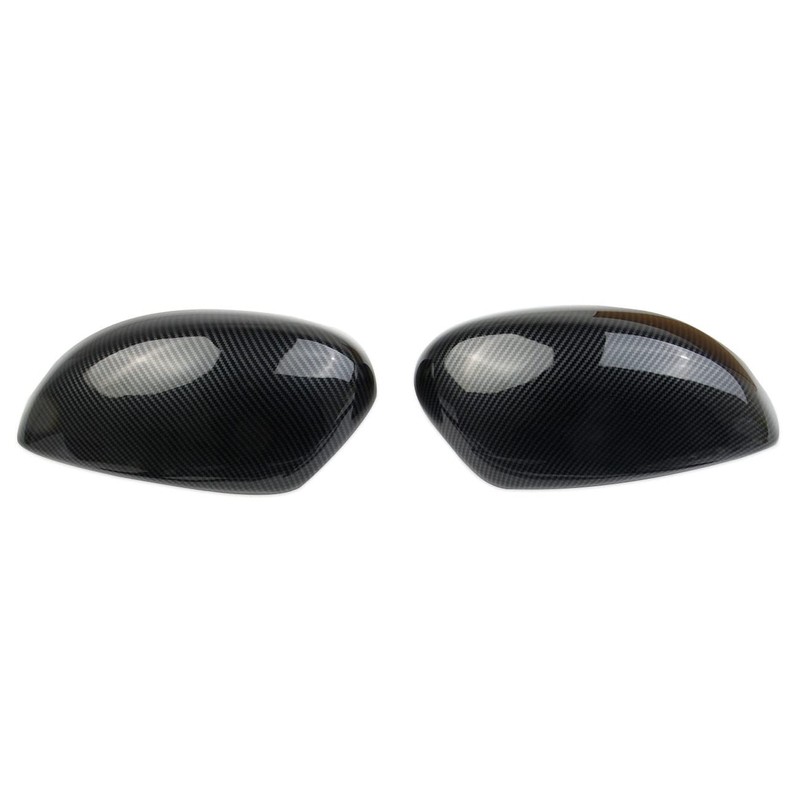 Korlot Carbon Fiber Side Door Mirror Cover Molding Trim for