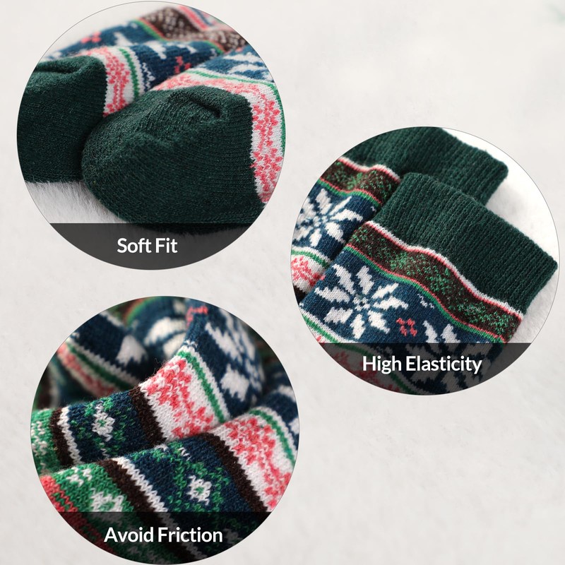 Pleneal Wool Socks for Women- Winter Warm Womens Wool Socks