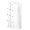 Streamer Flags, Plain, 3 Colors, Handwritten, Set of 3, Anti-fray Sewn Around Events, Lunch (White)