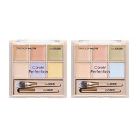 The Saem Makeup Tool Cover Perfection Concealer Palette (Choose 1 of 2 types) / 더샘 메이크업도구 커버 퍼펙션 컨실러 팔레트 2종 택1
