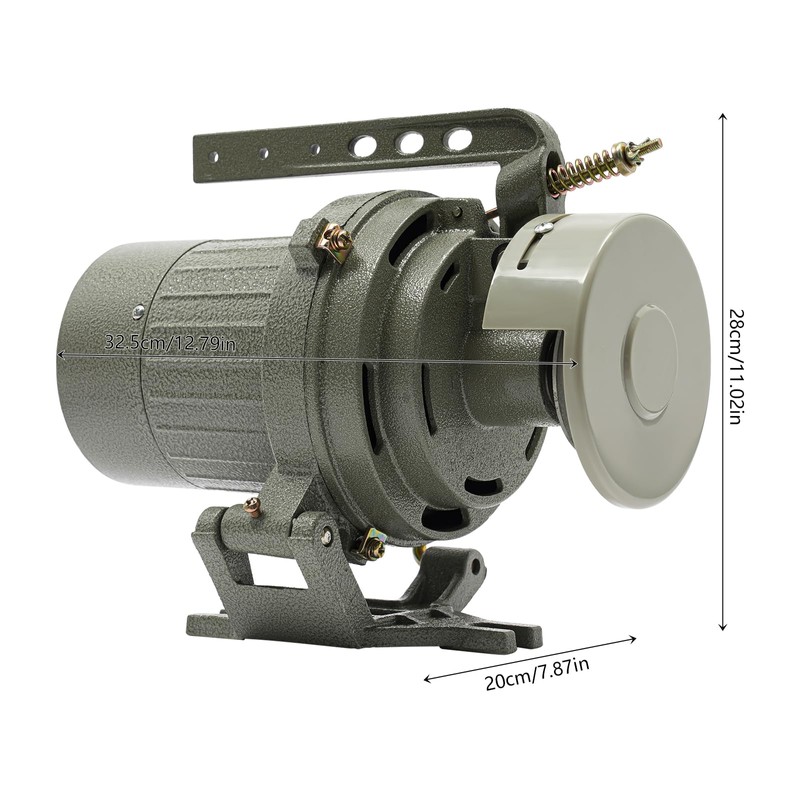 400W 110V/220V Electric Sewing Machine Motor, 3450rpm High Efficiency Electric