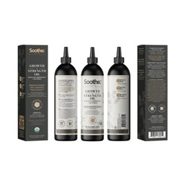 Aceite para el crecimiento del cabello – Infundido con romero, aceite de ricino, biotina, semilla de calabaza – Bloqueador de DHT – Soporte para pérdi