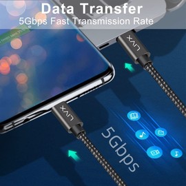 LivX Solid 100W 5A Type C to Type C Hızlı Şarj ve Data Kablosu Halat Örgülü Space Gray MBT (2 Metre)