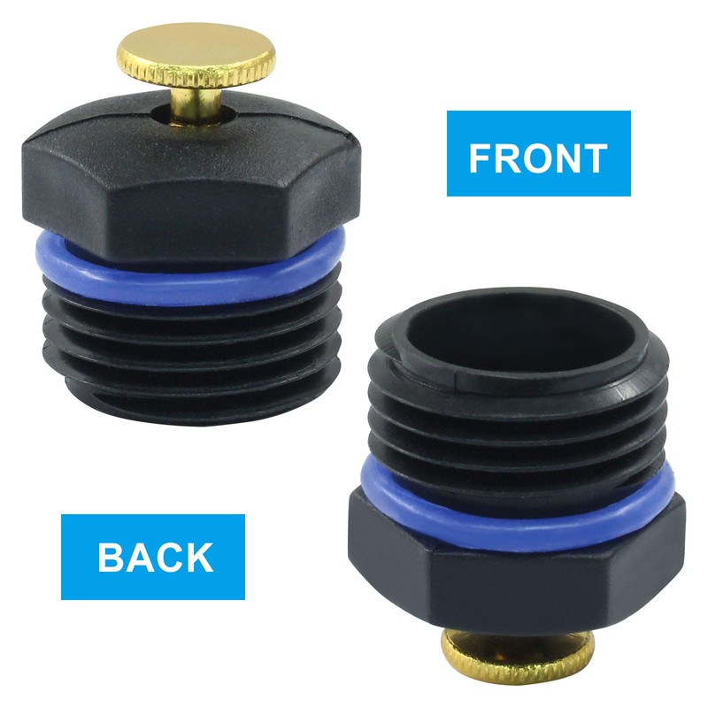Zorveiio 20 Pcs Atomizing Sprinkler Heads, 1/2 Inch Adjustable Garden