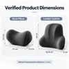 Memory Foam Car Neck & Lumbar Support Pillows for Driving