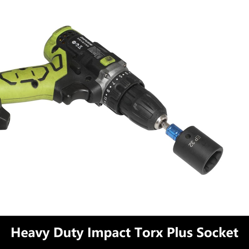 External Torx Plus Socket Set 6 Point EP Socket EP4,