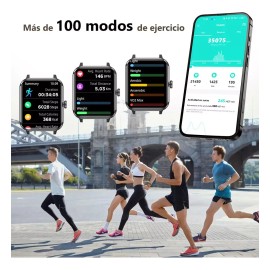 Reloj Inteligente De 2.01 Pulgadas Con Función De Llamadas Bluetooth