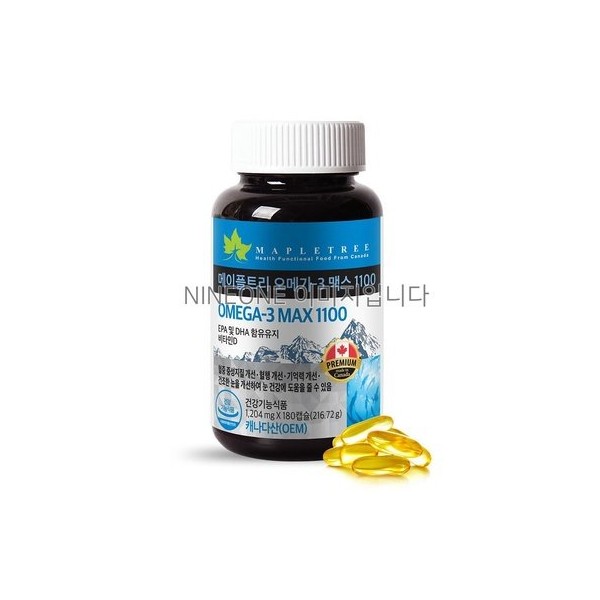 Maple Tree Omega3 Max 180 Capsules_6 Months Supply/MH / 메이플트리