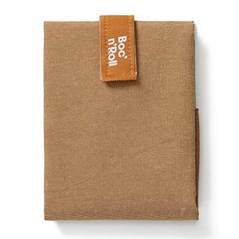 Roll'eat ® - Boc'n'Roll Nature Reusable and Ecological Sandwich Holder without BPA, Brown