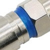 Compression RG6 F Connector Coax Coaxial Adapter Plug for Satellite