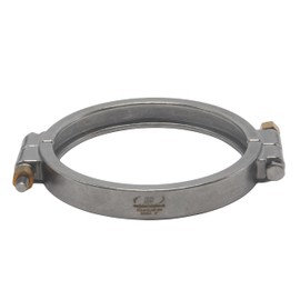HFS(R) 6" High Pressure Tri Clamp Clover Sanitary Clamp for Tri Clamp Fitting Connection, Stainless Steel 304