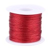 Red Metallic Cord 1 mm x 100 m for Crafts,