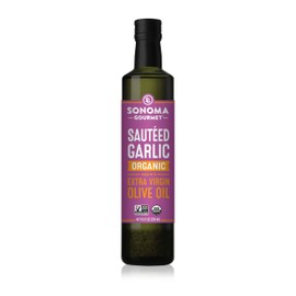Sonoma Gourmet Sautéed Garlic Olive Oil, Quantity - 1 case (Pack of 6) (Sauteed Garlic, 8.5 FL Oz(Pack 0f 6))