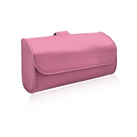 MUQIDA Sunglasses Holder for Car Sun Visor, Leather Auto Sun Visor Glasses Protective Storage Case, Automotive Eyeglasses Organizer Box for Men Women, Interior Car Accessories