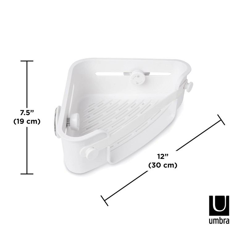 Umbra Flex Gel Lock Corner Shower Bin