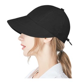 Jogoi Sombrero de Sol para Mujer Gorra Ajustable Visera Verano Plegable Transpirable Secado Rápido para Ciclismo Pesca Senderismo