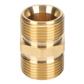 Hochdrucksprüher Adapter, M22 Metrisches Außengewinde 14mm Schlauchverbinderkupplung, Hex Nippel Stecknippel Schnellkupplung für Hochdruckreiniger Pistole Schlauch Pumpe