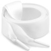 WEGOODZF Flat Satin Ribbon Shoelaces: 2cm Wide Silk Shoe Laces