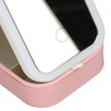 Jewelry Storage Box 3 Color Adjustable Lighting Leather Travel Makeup