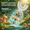 Cepillo de dientes eléctrico en forma de U para niños,