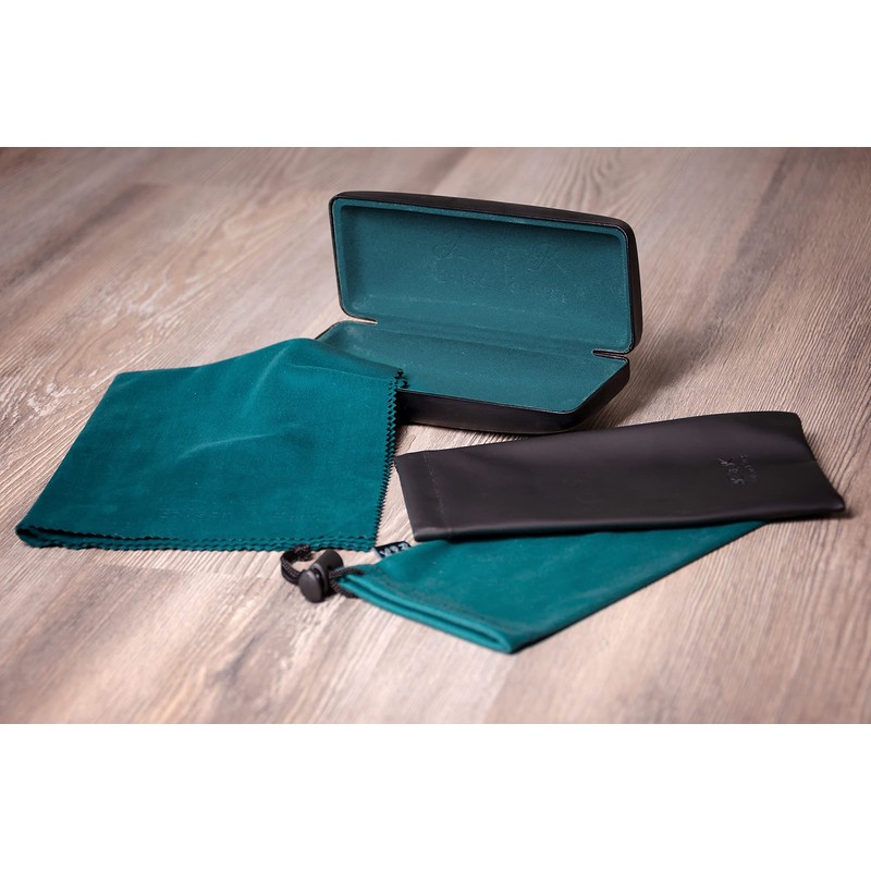 Glasses case in value pack - hard case, insert case,