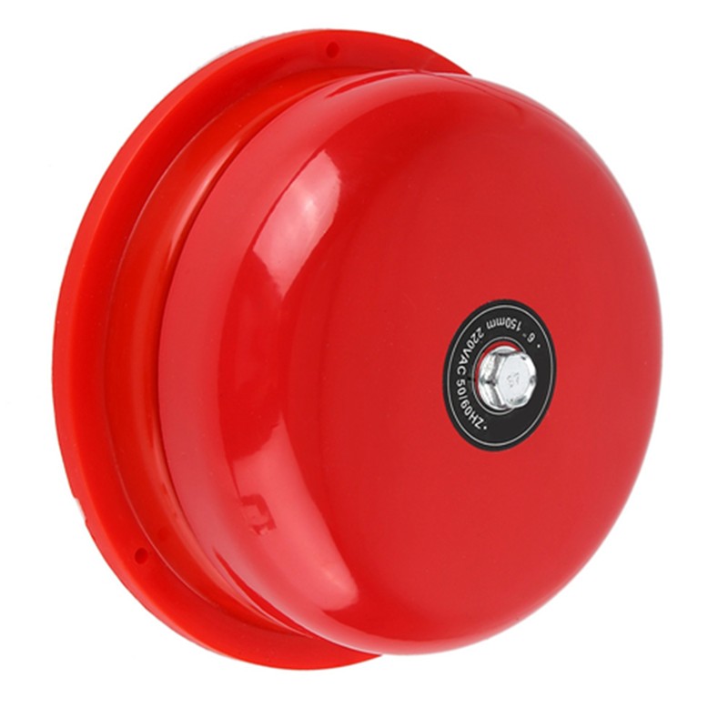 6 Inches Carbon Steel Internal Strike Type Electric Bell 95db