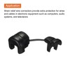 sourcing map 60pcs 4-5mm Strain Relief Cord Connector Cable Bushing