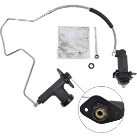 Prefer Warehouse Clutch Master & Slave Cylinder Line Assembly Compatible With Ford 1992-1997 F-250, F-350, F-Super Duty, 1993-1997 F-59 Commercial Stripped Chassis Replace CC649005