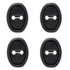 lasuroa 4pcs Silicone Car Door Latch Covers, Universal Door Strike