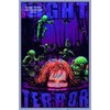 Night Terror - Flocked - Blacklight Poster - 23" x