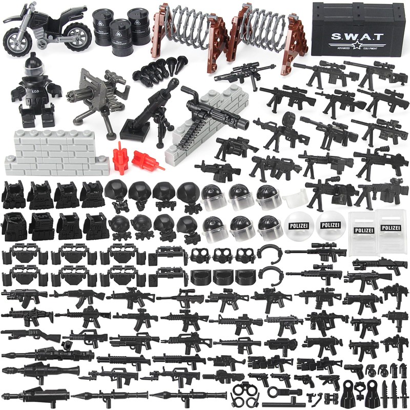 Feleph SWAT Equipment Pack City Army Toy Set for Special