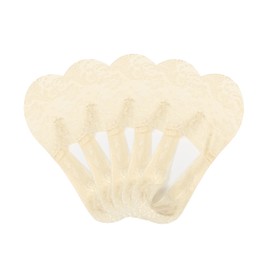 Panda Bros Women's Lace No Show Socks Low Cut Non Slip, Invisible with Flats, Pumps, Boat Liner Socks