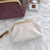 Women's Evening Clutch Purse with Detachable Chain Strap Soft Faux