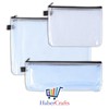 Mini Tuff Bag Zip Wallet Clear Plastic Wallets Zipped Pouch