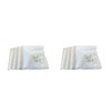 Pack of 8 Table Napkins Kitchen Dining Serviettes Green Sprig