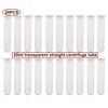 HUAZIZ 20pcs 20ml Plastic Centrifuge Tubes, Polypropylene Graduated Microcentrifuge Tubes,