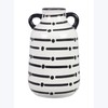 Young's Inc Ceramic Black & White Vase