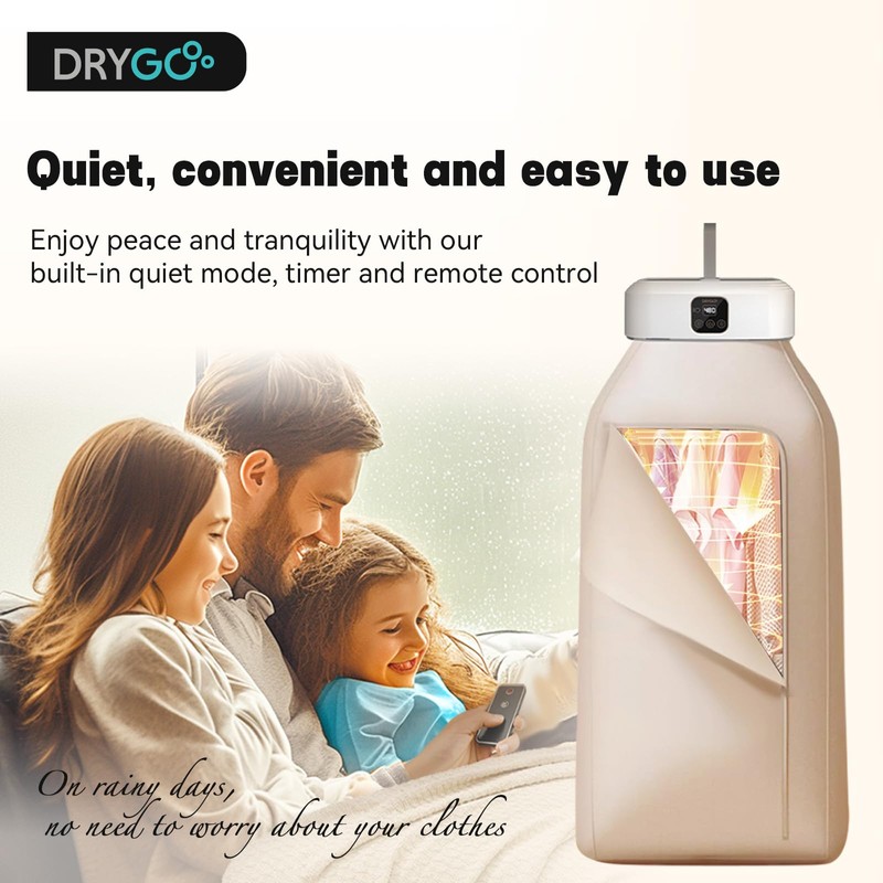 Drygo Xpress Dryer | Portable Foldable Mini Electric Dryer, Ideal