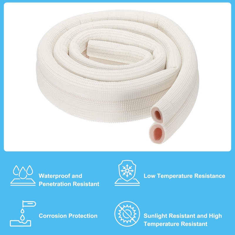 PATIKIL Pipe Insulation Foam Tube, Heat Preservation Insulated Foam Tubing