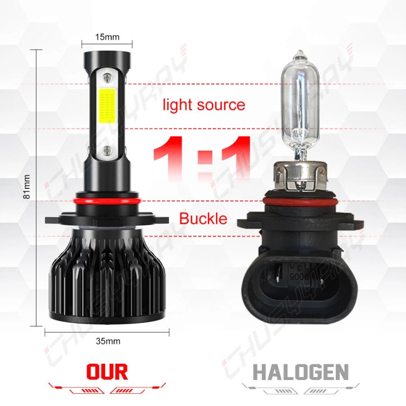 For Toyota Corolla 2009 2010 2011 2012 2013 6x LED