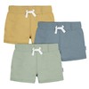 Gerber - Paquete de 3 Pantalones Cortos de Punto sin