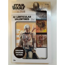 The Mandalorian 32 Lenticular Valentine Cards Child Baby Yoda Grogu