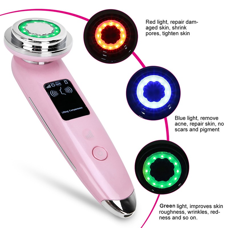Photon Light Therapy Machine Vibration Face Lifting Tightening Face Care
