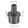 sourcing map PVC Pipe Fitting 16mm Barbed x 32mm OD
