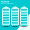 Jacent Resusable Silicone and Plastic Water Bottle Ice Cube Stick